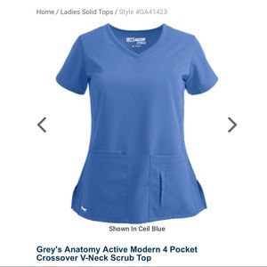 Barco Grey’s Anatomy Active Scrub Top- Hot Pink